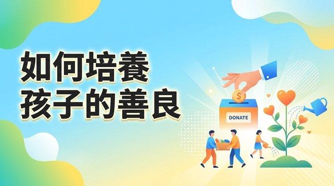 如何培養孩子的善良文章封面圖